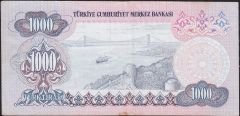 6.Emisyon 1.Tertip 1000 Lira B51 207564 Çok Temiz