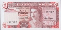 Cebelitarık 1 Pound 1988 Çil Pick 20e