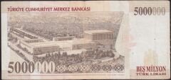 7.Emisyon 5 000 000 Lira E15 588384 Çok Temiz