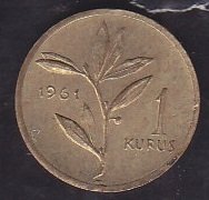 1961 Yılı 1 Kuruş
