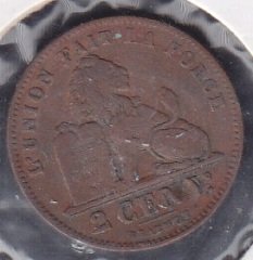 Belçika 2 Cent 1912