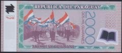 Paraguay 2000 Guarnies 2011 Çil Pick 228c Polimer