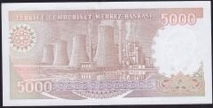 7.Emisyon 4.Tertip 5000 Lira H80 621098 Çilaltı Çil