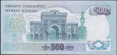 6.Emisyon 2.Tertip 500 Lira N03 345484 Çilaltı Çil