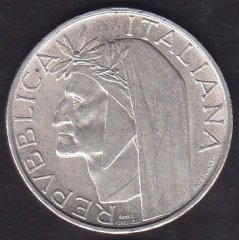 İtalya 500 Liret 1965 Gümüş ( 11 gram )