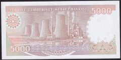 7.Emisyon 4.Tertip 5000 Lira H60 456512 Çilaltı Çil