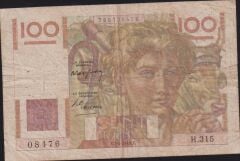 Fransa 100 Frank 1949 Çok Temiz