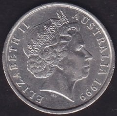 Avustralya 10 Cent 1999