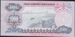 6.Emisyon 1.Tertip 1000 Lira B46 078187 Çilaltı