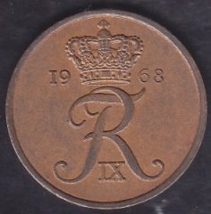 Danimarka 5 Öre 1968
