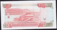 MALAWI 5 KWACHA 1994 ÇİL