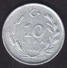1984 Yılı 10 Lira