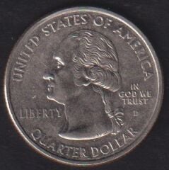 Amerika Çeyrek Dolar 2004 D Hatıra Wisconsin