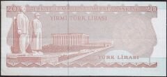 6.Emisyon 3.Tertip 20 Lira H02 411410 Çok Çok Temiz