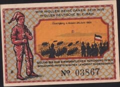 Almanya 50 Pfennig Notgeld 1921 Çil Filigranlı