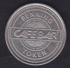 CAFE BAR PENNİNG JETON