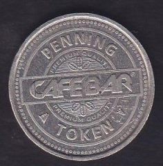 CAFE BAR PENNİNG JETON