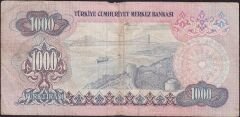 6.Emisyon 1.Tertip 1000 Lira B41 003521 Temiz
