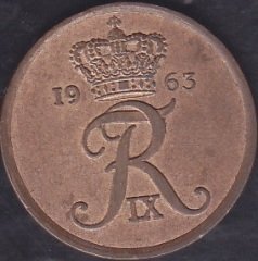 Danimarka 5 Öre 1963