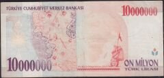 7.Emisyon 10 000 000 Lira B60 246405 Çok Temiz
