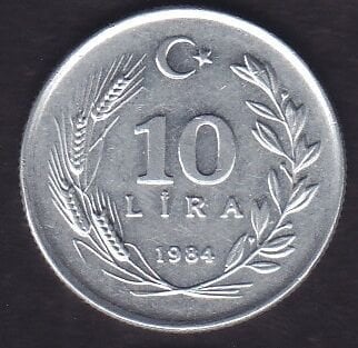 1984 Yılı 10 Lira