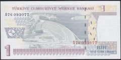 8.Emisyon 1 YTL A76 093077 Çilaltı Çil