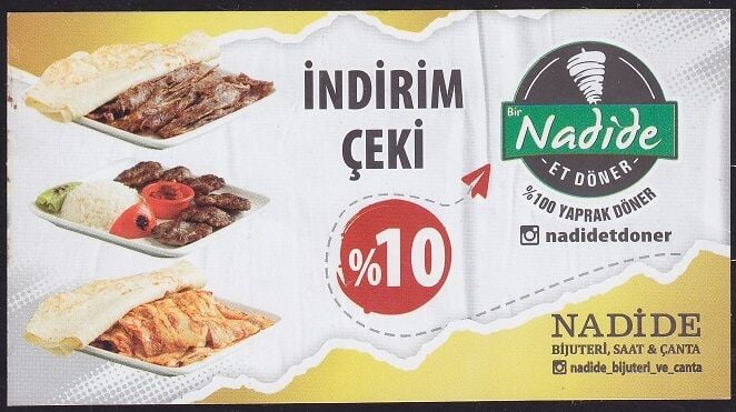 Nadide Et Döner %10 İndirim Kuponu