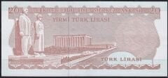 6.Emisyon 3.Tertip 20 Lira G88 800808 Çilaltı Çil