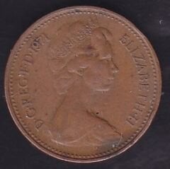 İngiltere 1 Penny 1971