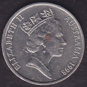 Avustralya 10 Cent 1998