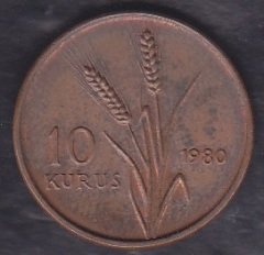 1980 YILI 10 KURUŞ FAO ÇİLALTI
