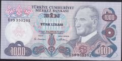 6.Emisyon 1.Tertip 1000 Lira B39 350101 Ççt Çilaltı
