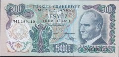6.Emisyon 2.Tertip 500 Lira M41 189110 Çilaltı Çil