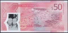 Jamaika 50 Dolar 2022 Çil Polimer 555