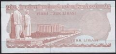 6.Emisyon 3.Tertip 20 Lira G86 711199 Çok Çok Temiz+
