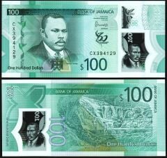 Jamaika 100 Dolar 2022 Çil Polimer
