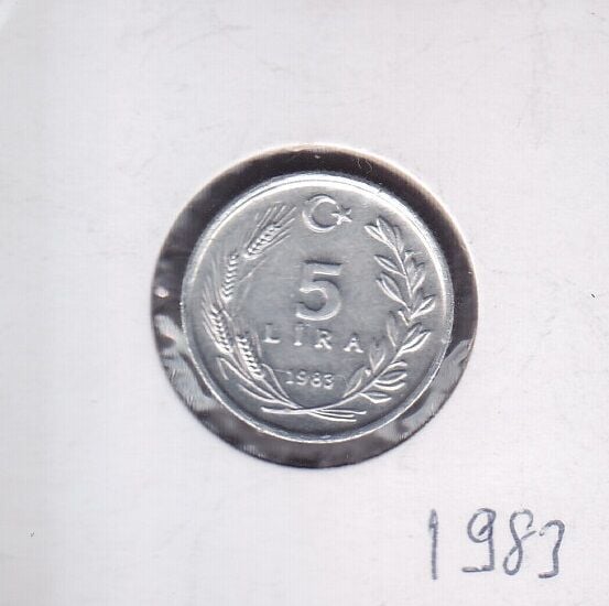 1983 Yılı 5 Lira