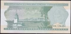 6.Emisyon 2.Tertip 10 Lira K73 226801 Çilaltı Çil