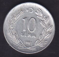 1981 Yılı 10 Lira