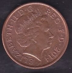 İngiltere 1 Penny 2014