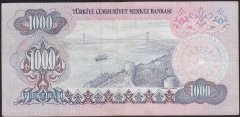 6.EMİSYON 1.TERTİP 1000 LİRA C60 248224 ÇOK TEMİZ +