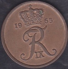 Danimarka 5 Öre 1965
