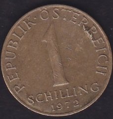 Avusturya 1 Şilin 1972