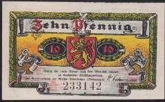 ALMANYA 10 PFENNİNG NOTGELD 1920 ÇİL