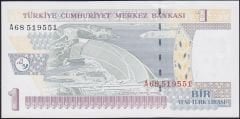 8.Emisyon 1 YTL A68 519551 Çil