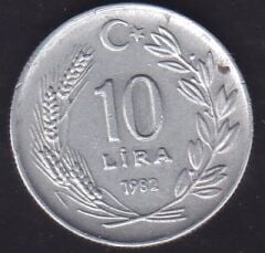 1982 Yılı 10 Lira