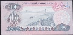 6.Emisyon 1.Tertip 1000 Lira B16 387234 Çilaltı