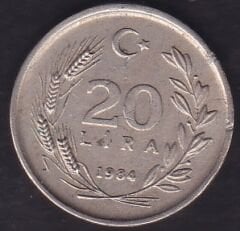 1984 Yılı 20 Lira