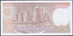 7.Emisyon 4.Tertip 5000 Lira G56 663738 Çil