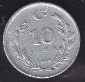 1984 Yılı 10 Lira